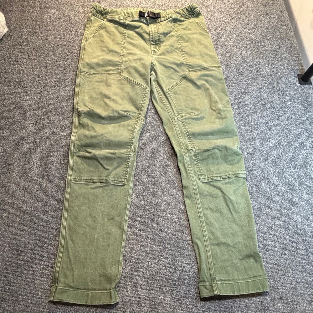 Topo Designs Olive Green Double Knee Utility Cargo Pants Men Size Large L